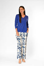 V-Neck Med Blue