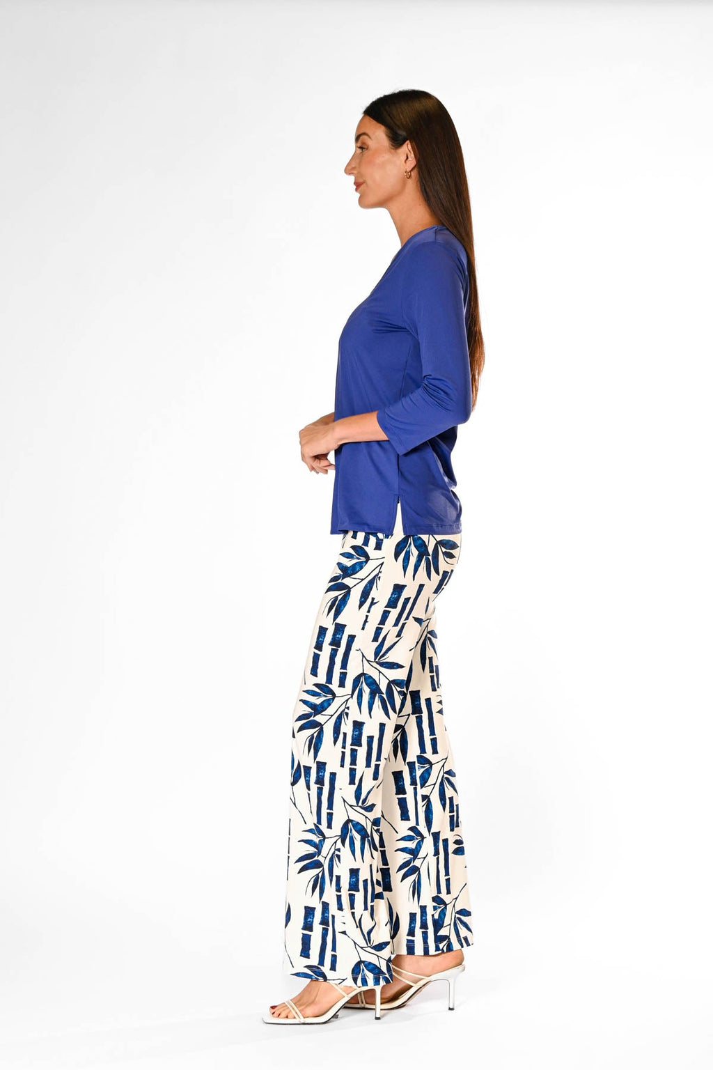 V-Neck Med Blue