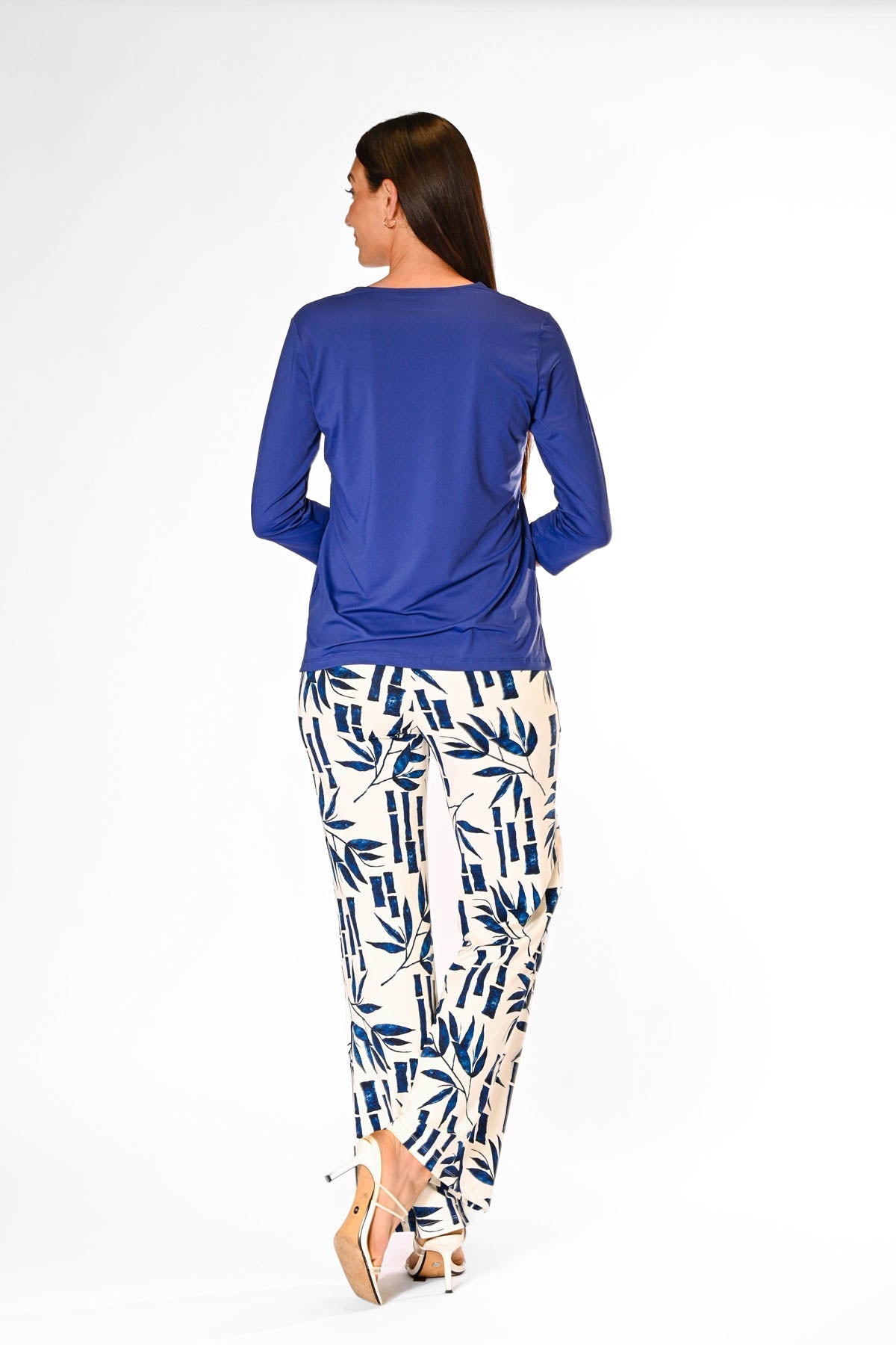 V-Neck Med Blue