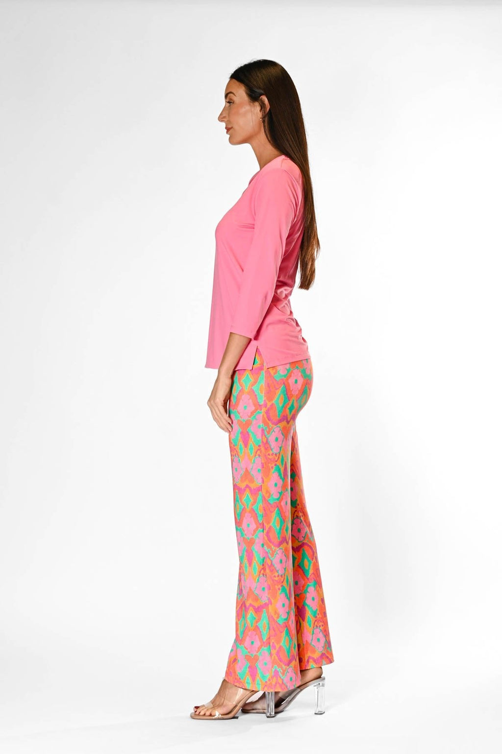 V-Neck Solid Top Candy