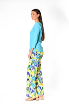 V-Neck Solid Top Turquoise