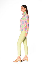 Golf Top Argyle Blue/Pink
