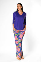 V-Neck Solid Top Baltic