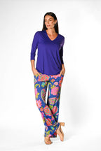 V-Neck Solid Top Baltic