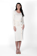 Parklane Button Dress Oats