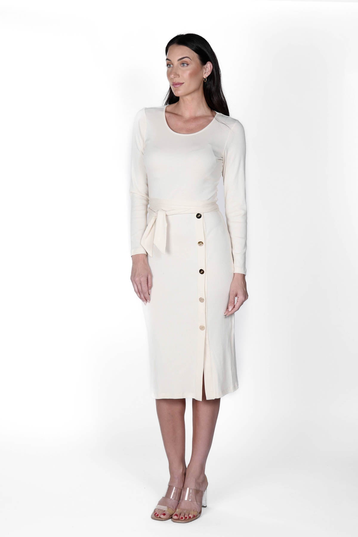 Parklane Button Dress Oats
