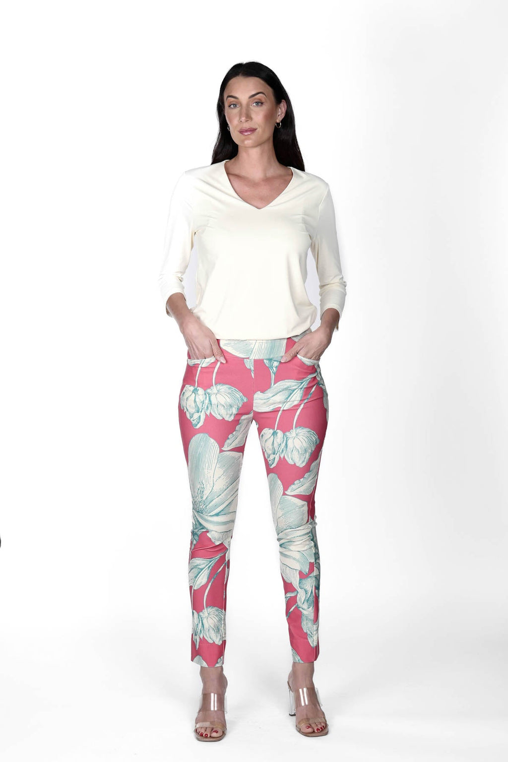 Monterey Pants Etched Fuschia