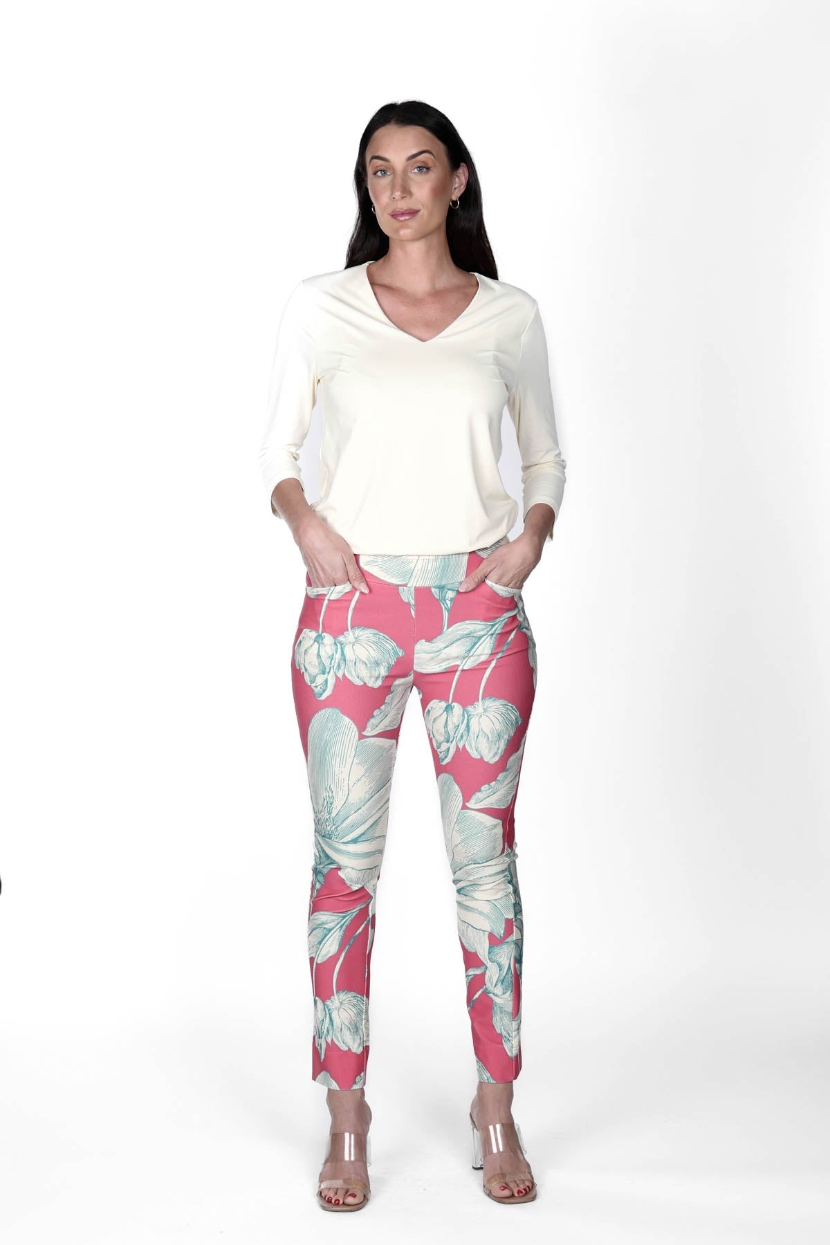 Monterey Pants Etched Fuschia