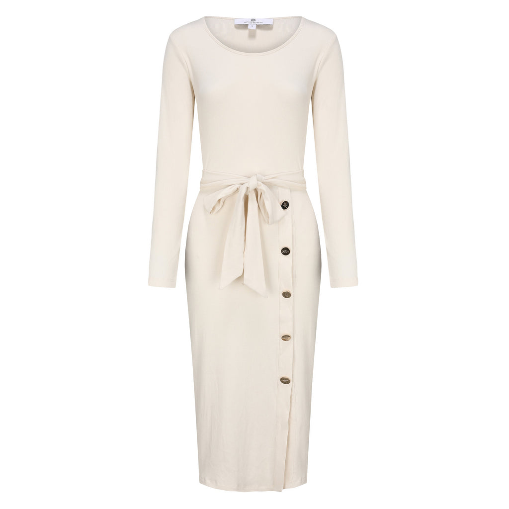 Parklane Button Dress Oats