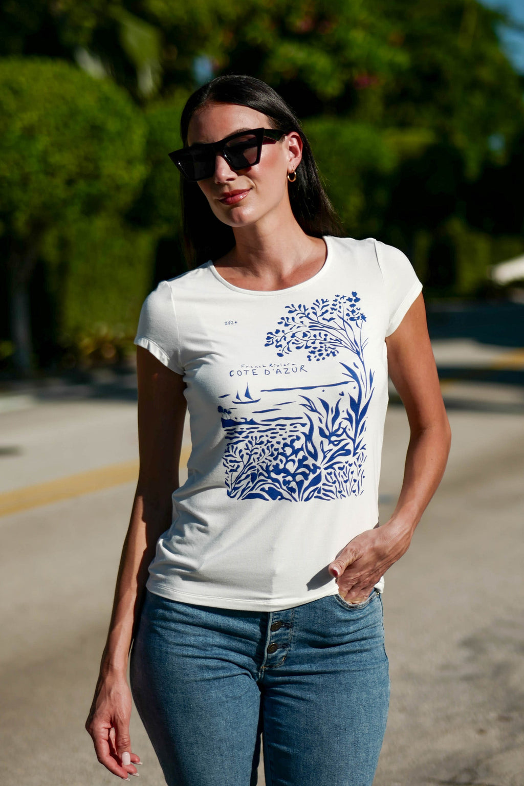 Cote D'Azur T-Shirt - Print #1