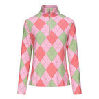 Golf Top Argyle Green/Red