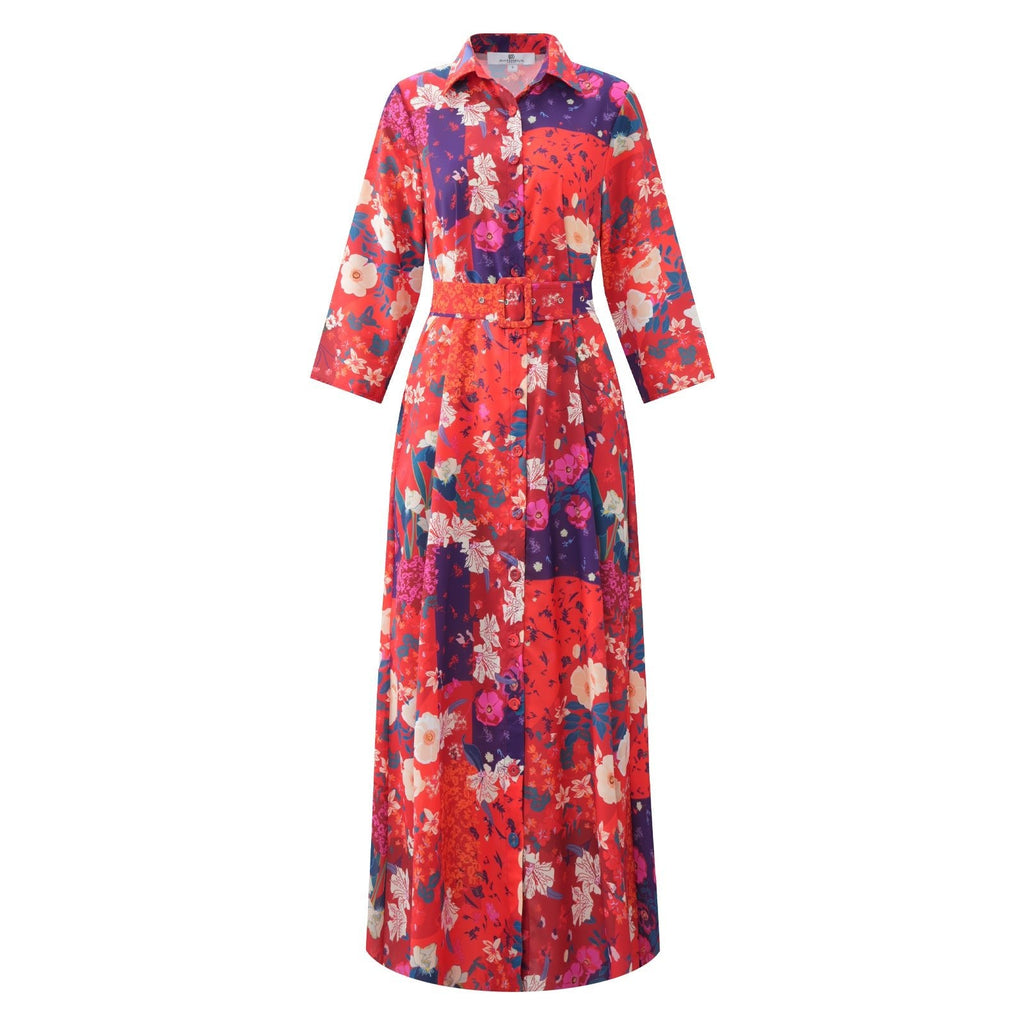 Marrakech Dress Cherry Flowers