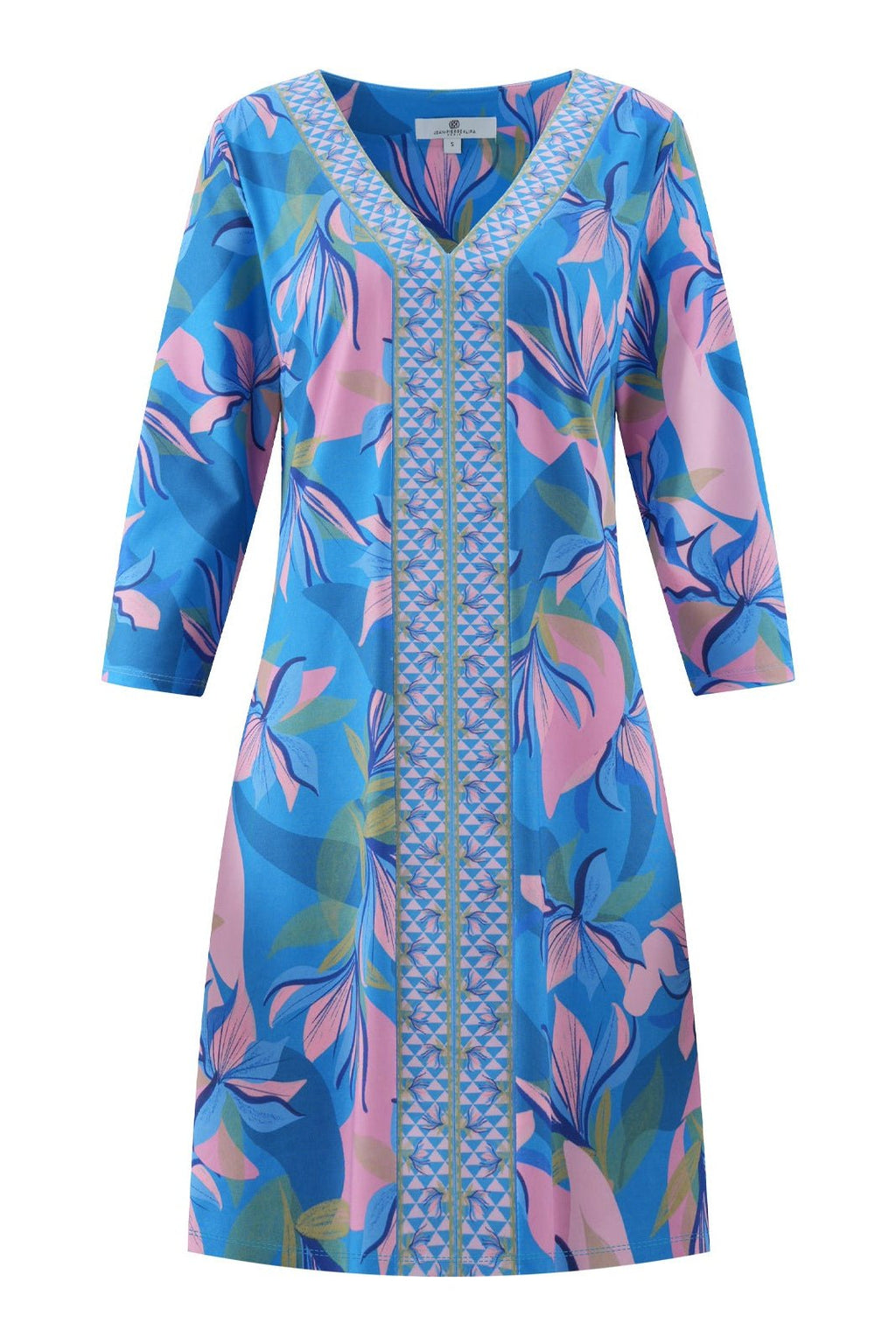 Sand Dollar Dress Flowers in the Blue