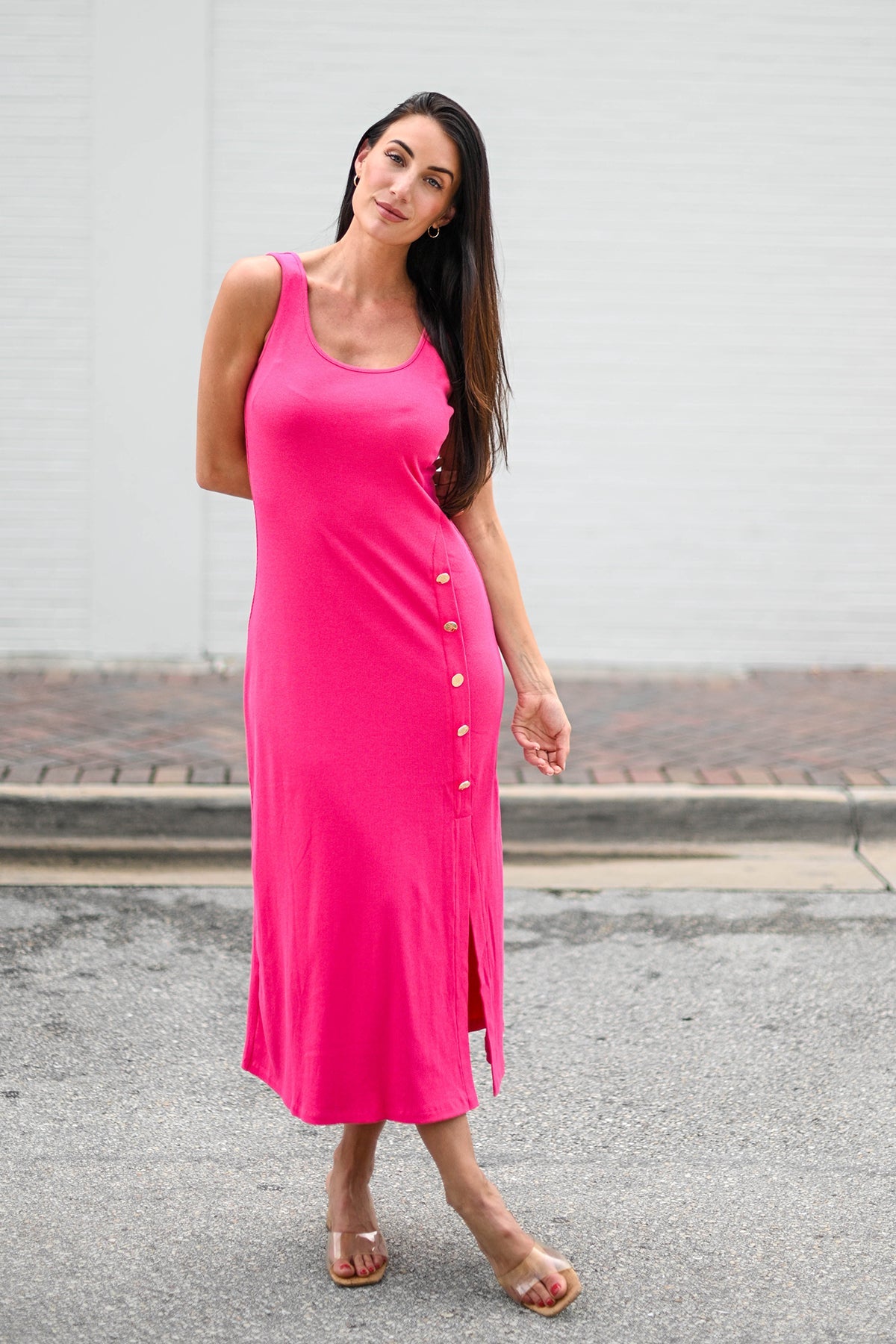 Keystone Dress Fuschia