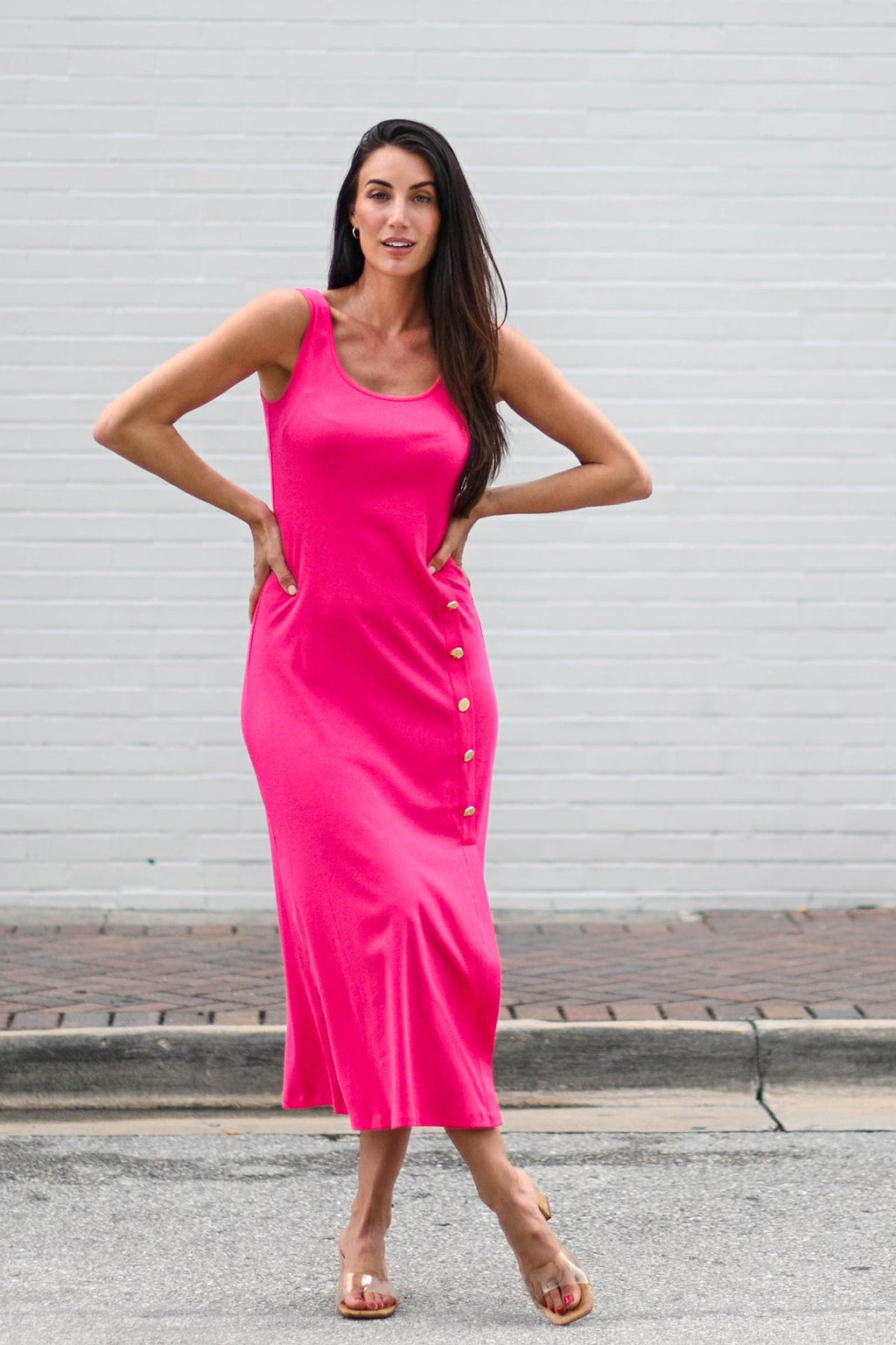 Keystone Dress Fuschia