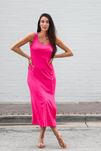 Keystone Dress Fuschia