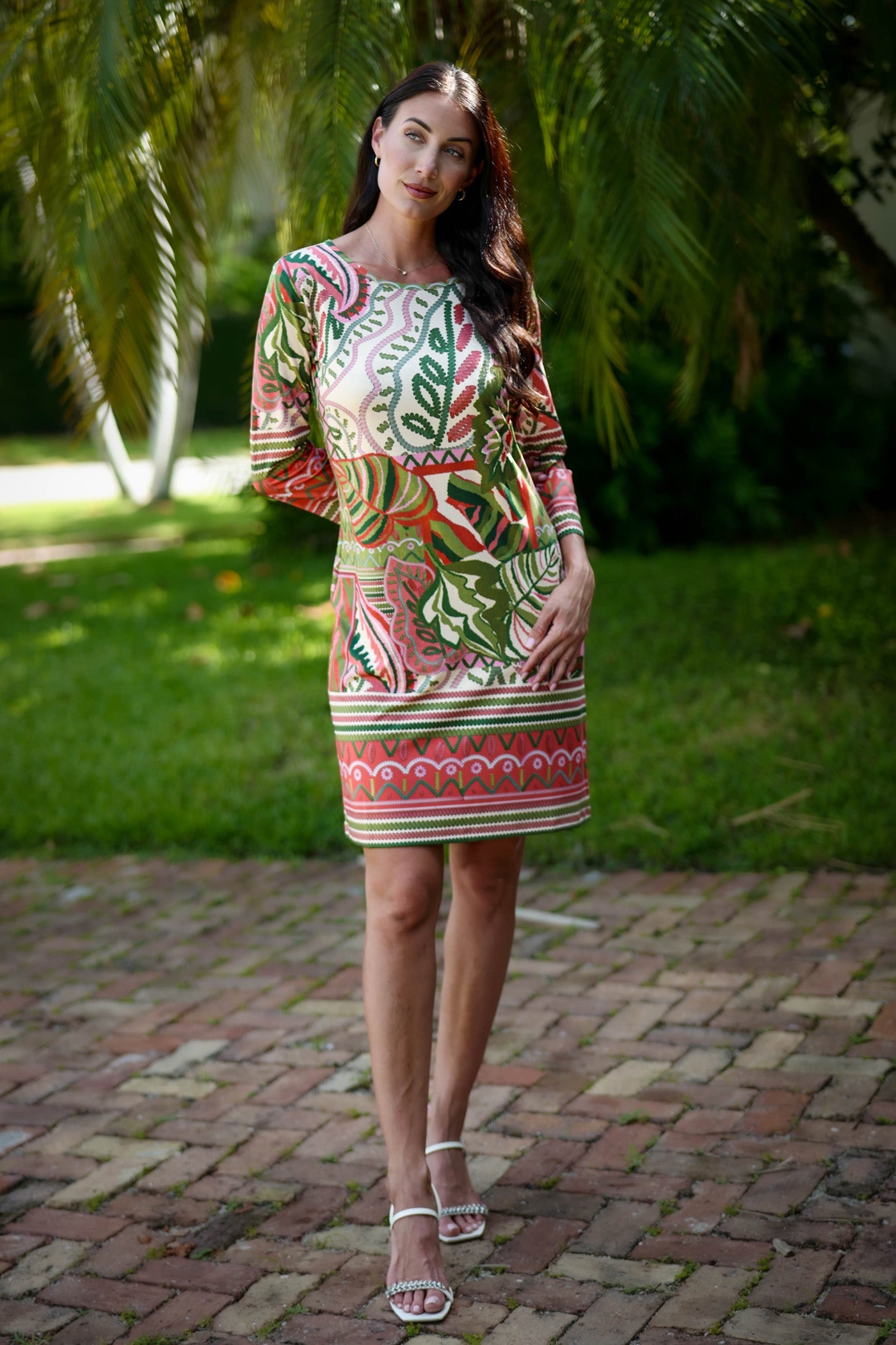 Daphne Dress Fragrant Jungle