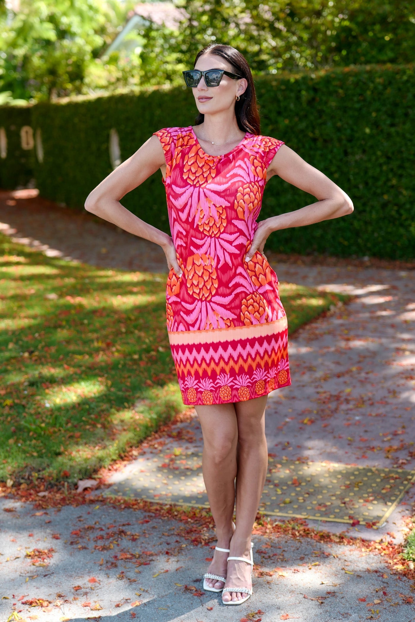 Lily Dress Hawaiian Red