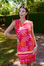 Lily Dress Hawaiian Red