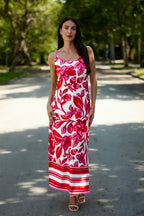Spaghetti Dress Sangria