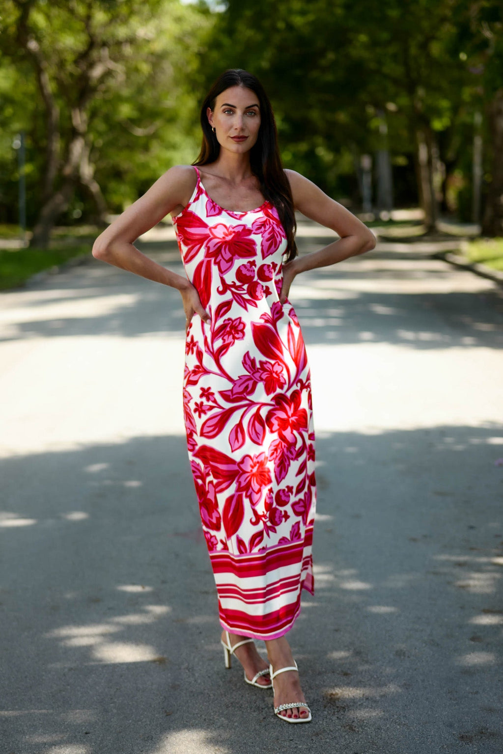 Spaghetti Dress Sangria