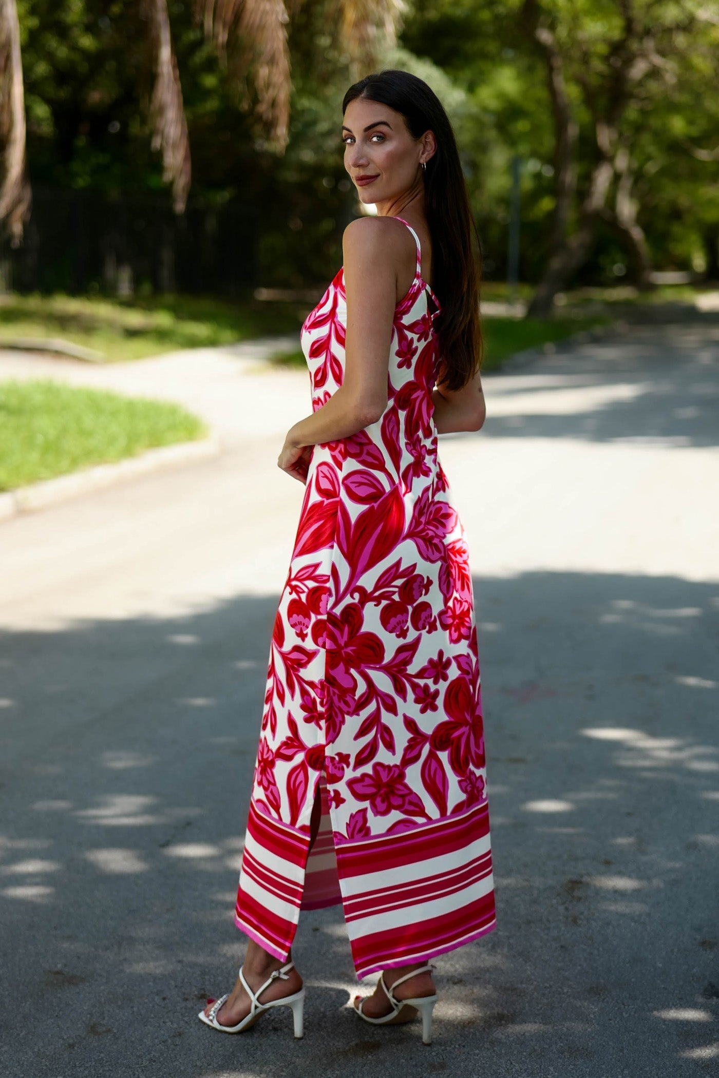Spaghetti Dress Sangria