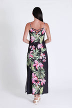 Spaghetti Dress Luscious Orchids