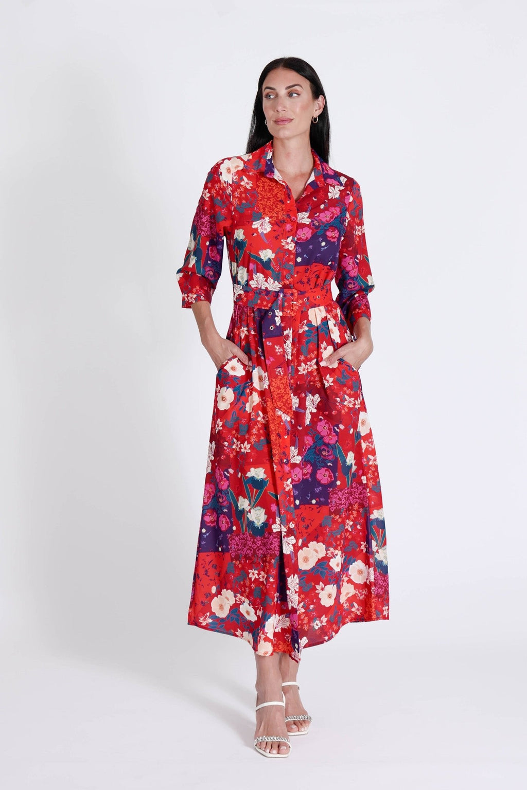 Marrakech Dress Cherry Flowers