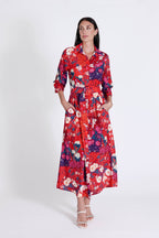 Marrakech Dress Cherry Flowers