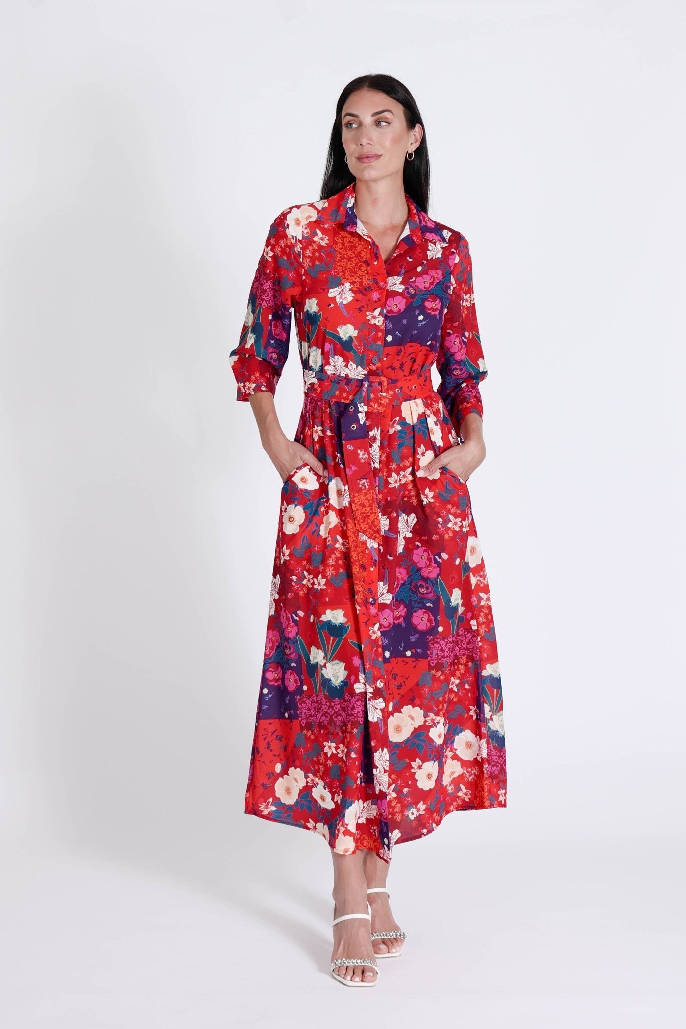 Marrakech Dress Cherry Flowers