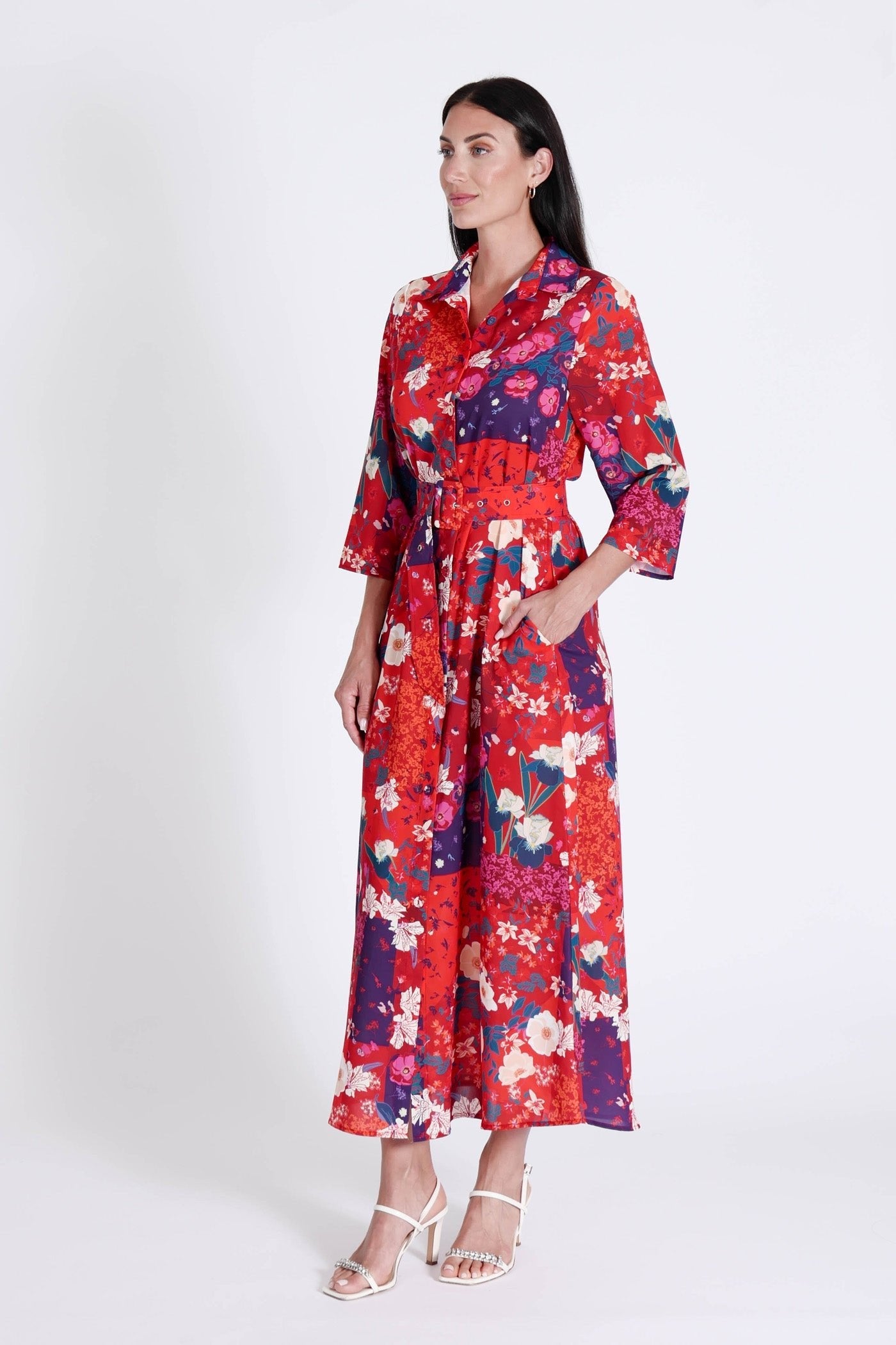 Marrakech Dress Cherry Flowers