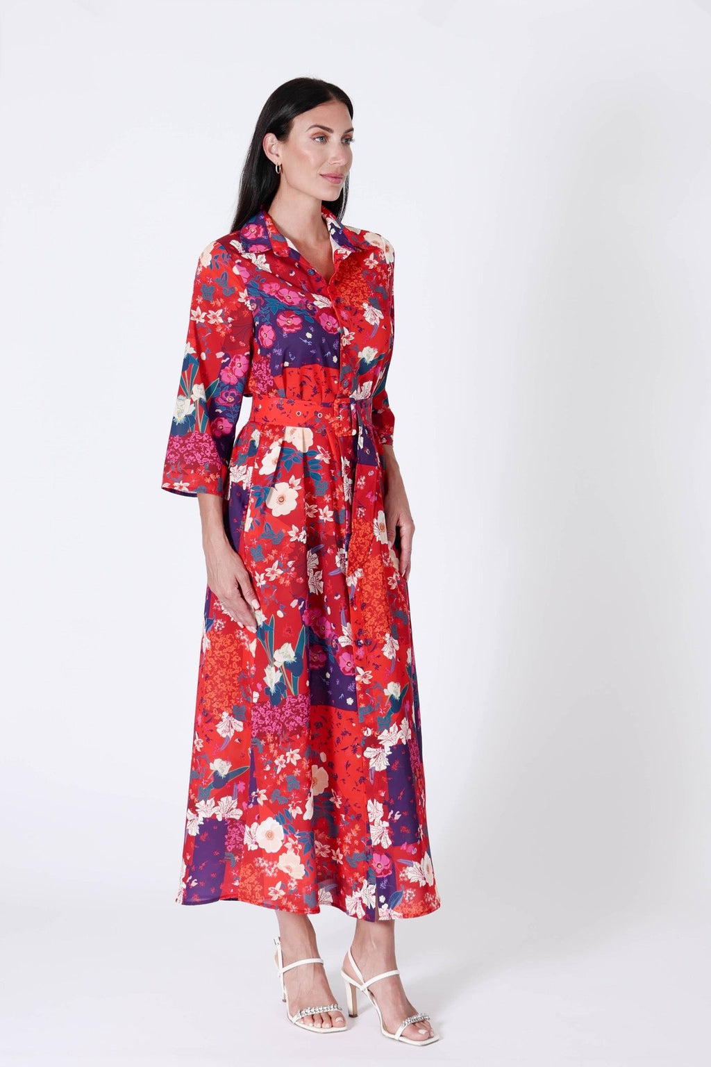 Marrakech Dress Cherry Flowers