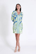 Sand Dollar Dress Mint Jungle