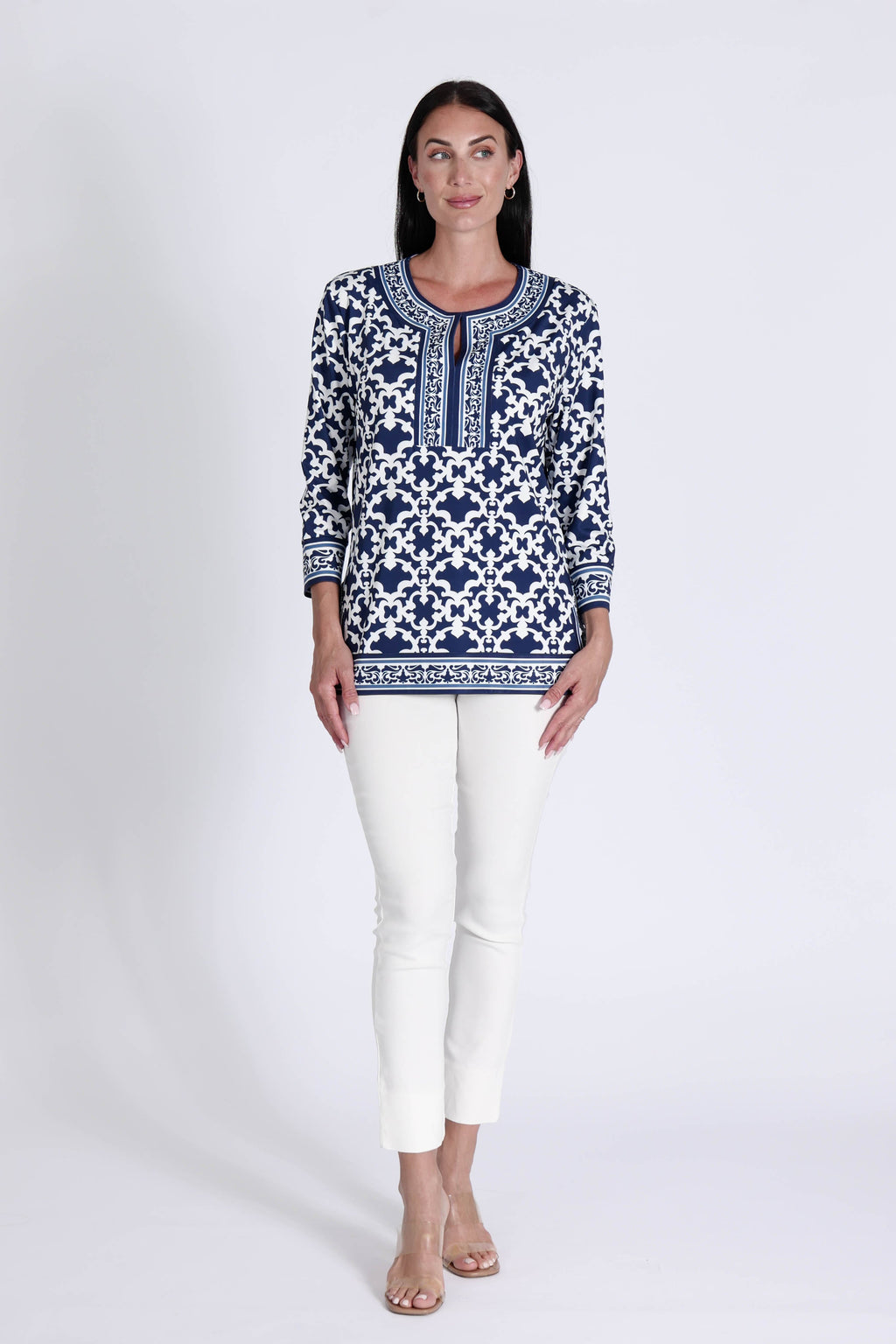Alexandra Top Iron Gates Navy