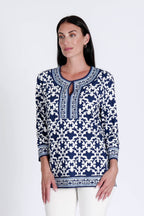 Alexandra Top Iron Gates Navy