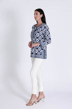 Alexandra Top Iron Gates Navy