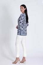 Alexandra Top Iron Gates Navy