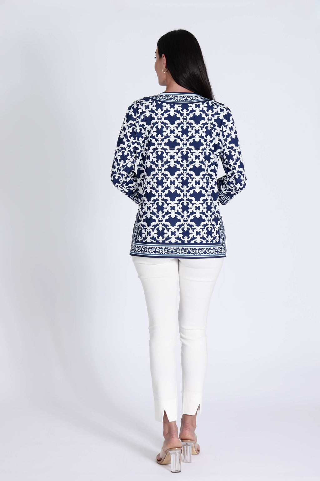Alexandra Top Iron Gates Navy