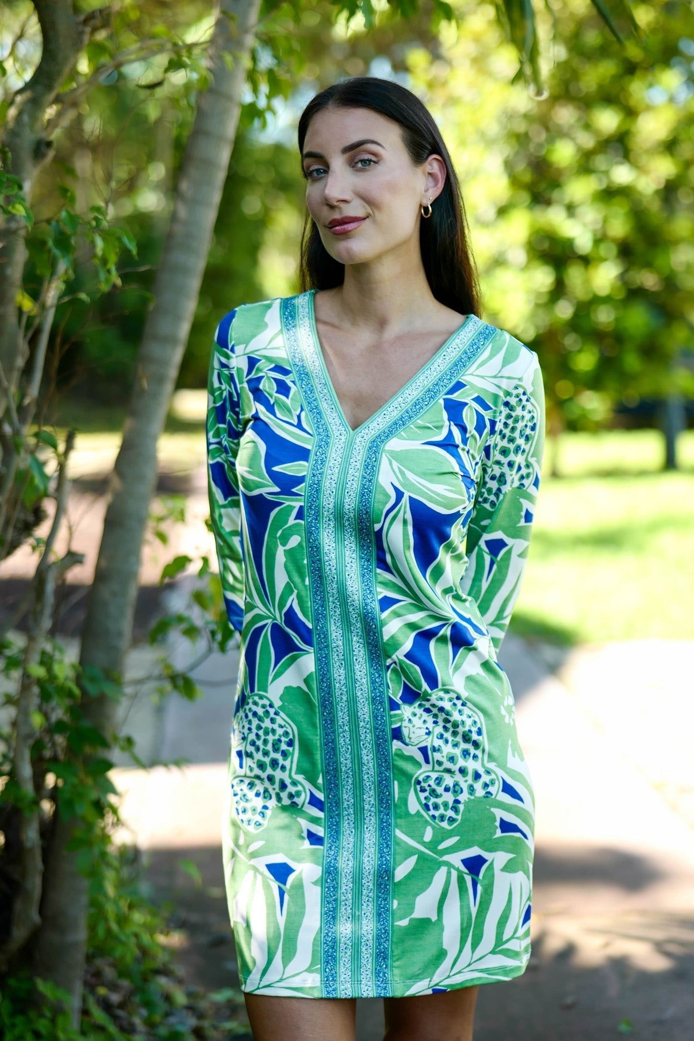 Sand Dollar Dress Mint Jungle