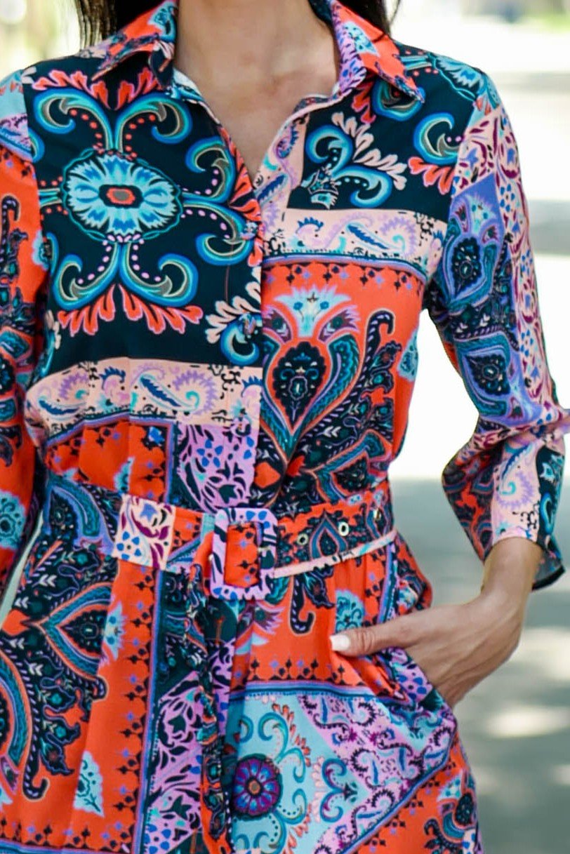 Marrakech Dress Patchwork