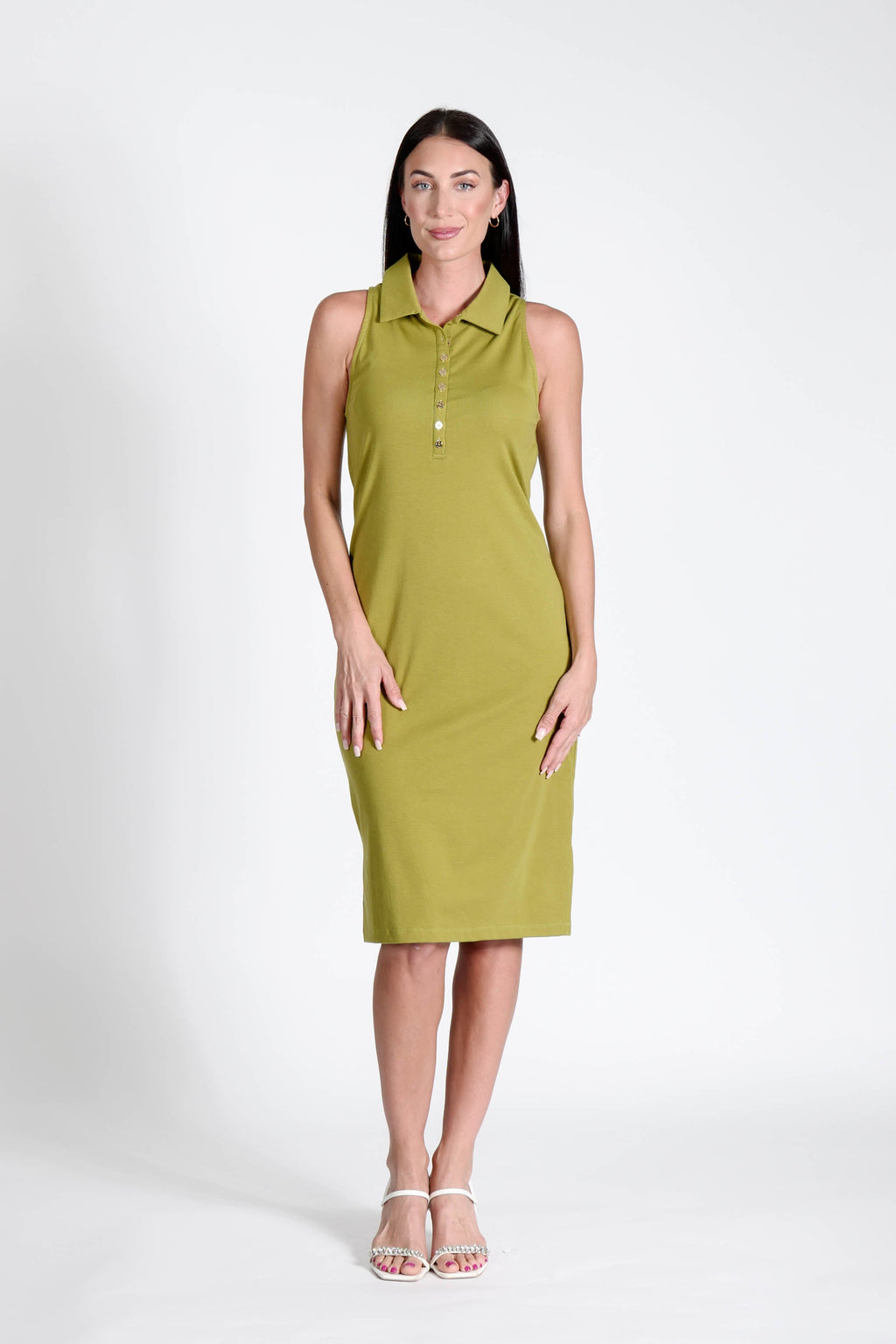 Court Dress Sleeveless Kelp