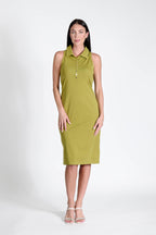 Court Dress Sleeveless Kelp