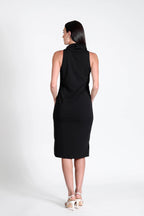 Court Dress Sleeveless Black