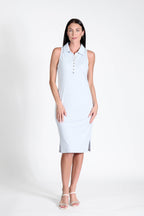 Court Dress Sleeveless Sky