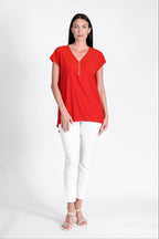 Reena Tunic Red