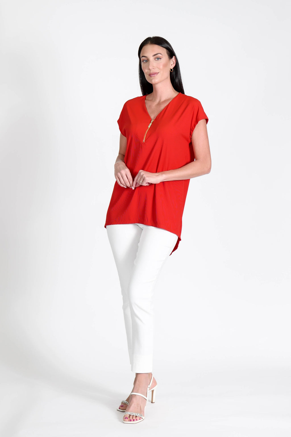 Reena Tunic Red