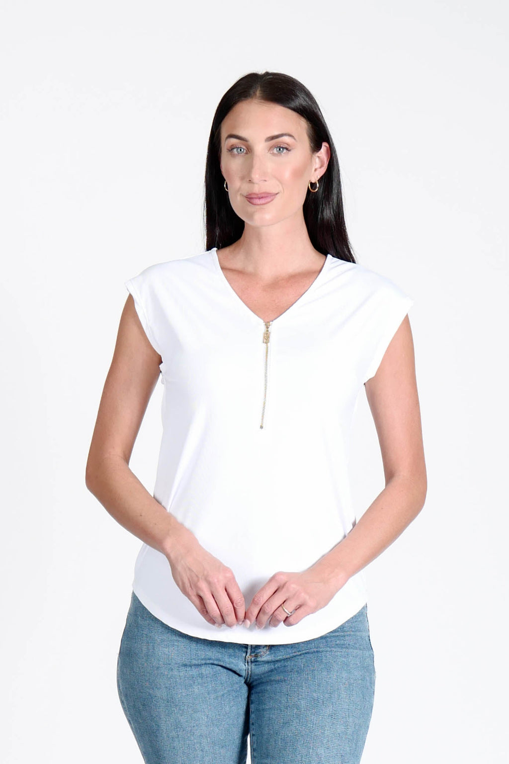 Reena Top White