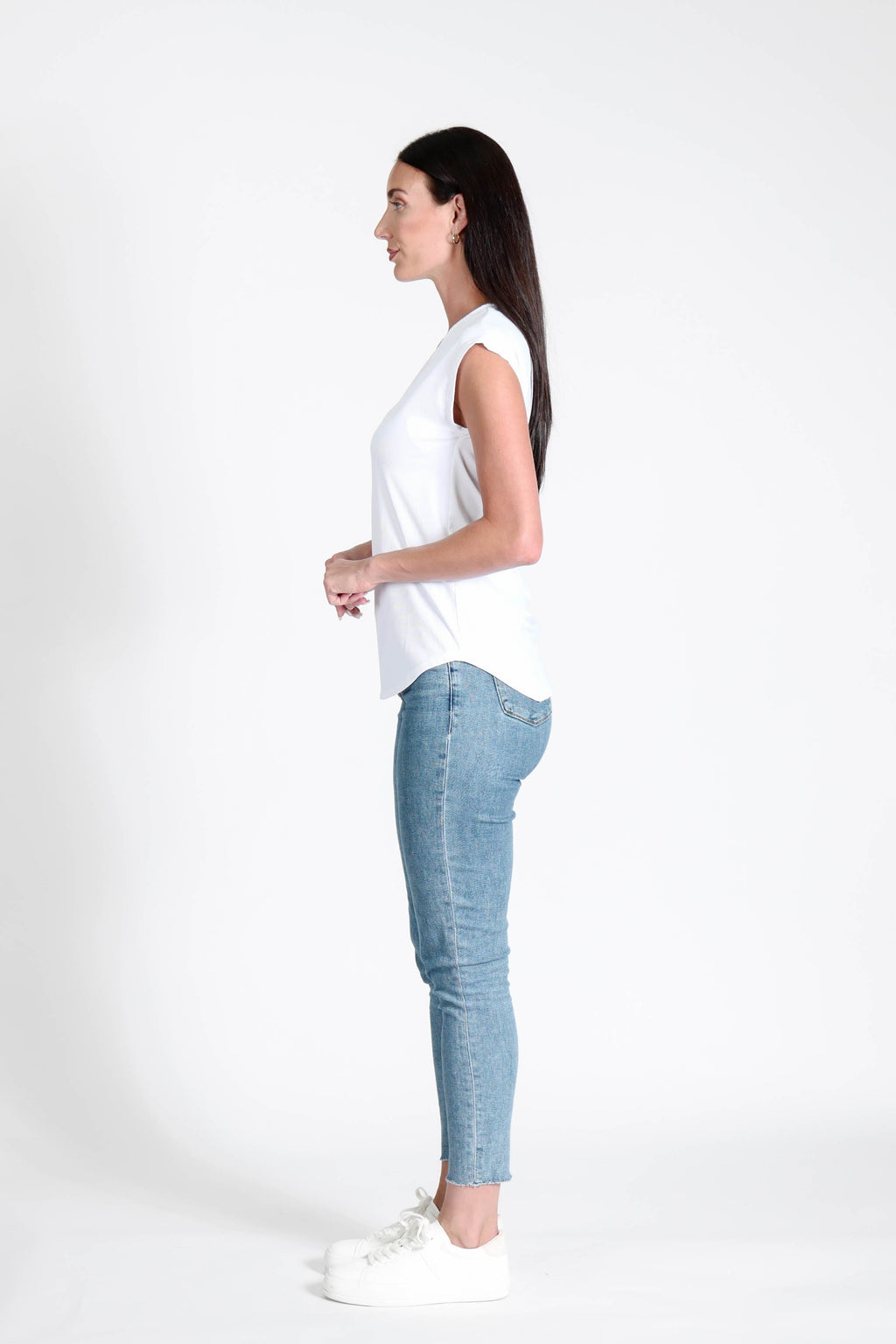 Reena Top White