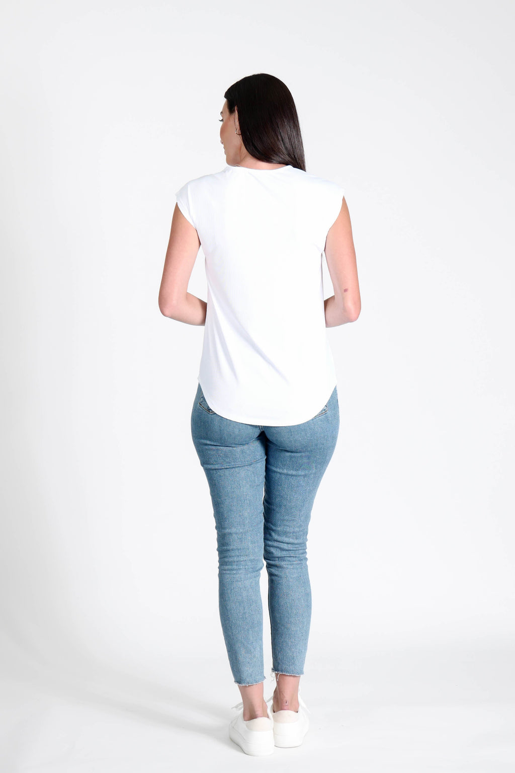 Reena Top White