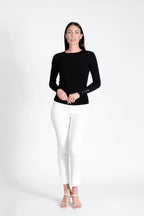 Z Button Sweater Black
